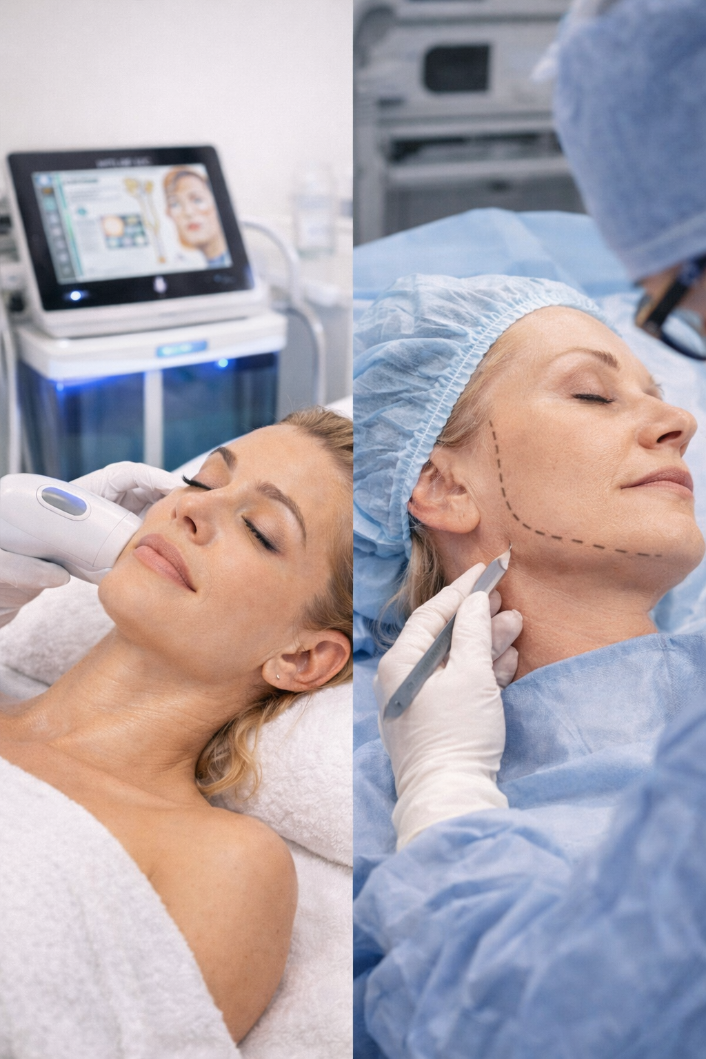 HIFU 7D vs Traditional Facelift: Which is Better?